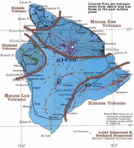 Volcanic Map of Big Island (www.geog.nau.edu)
