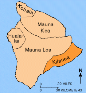 Hawaii Volcano Map   (USGS)